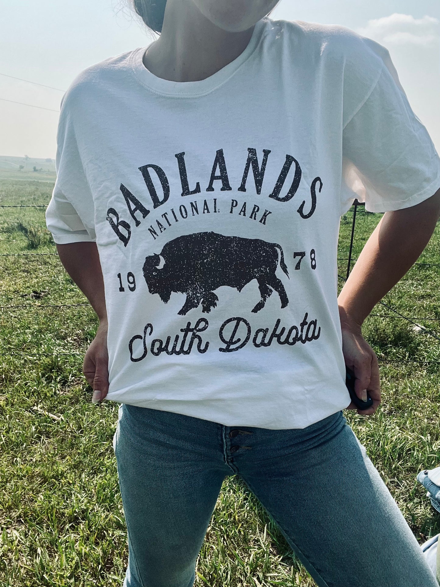 Badlands Buffalo Graphic Tee