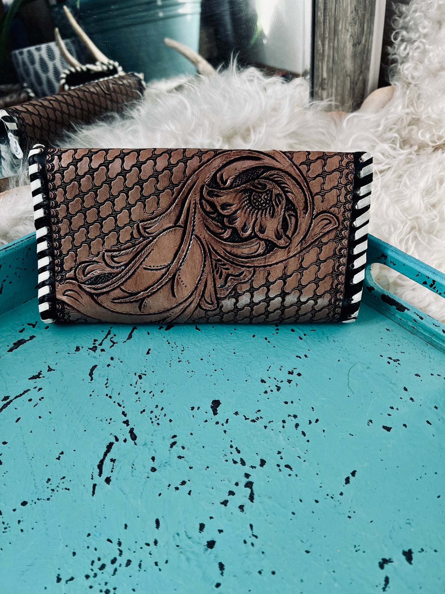 Tooled Leather Wallets