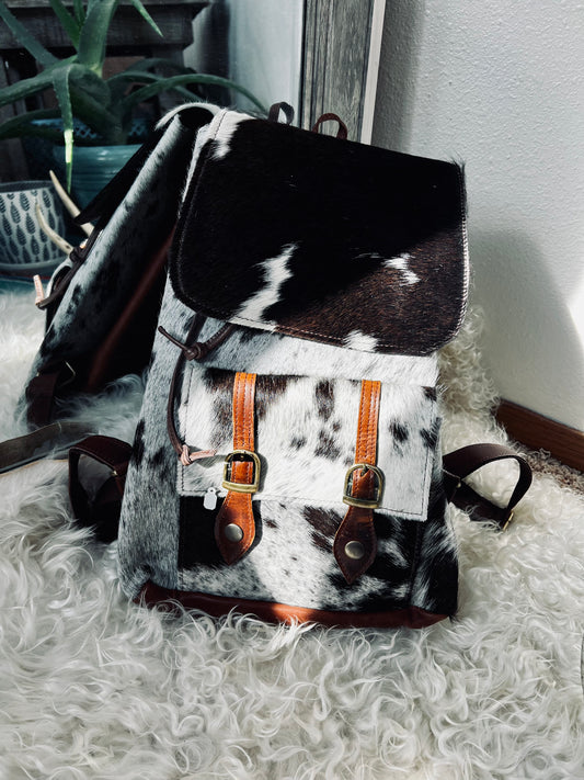 Cowhide Backpack