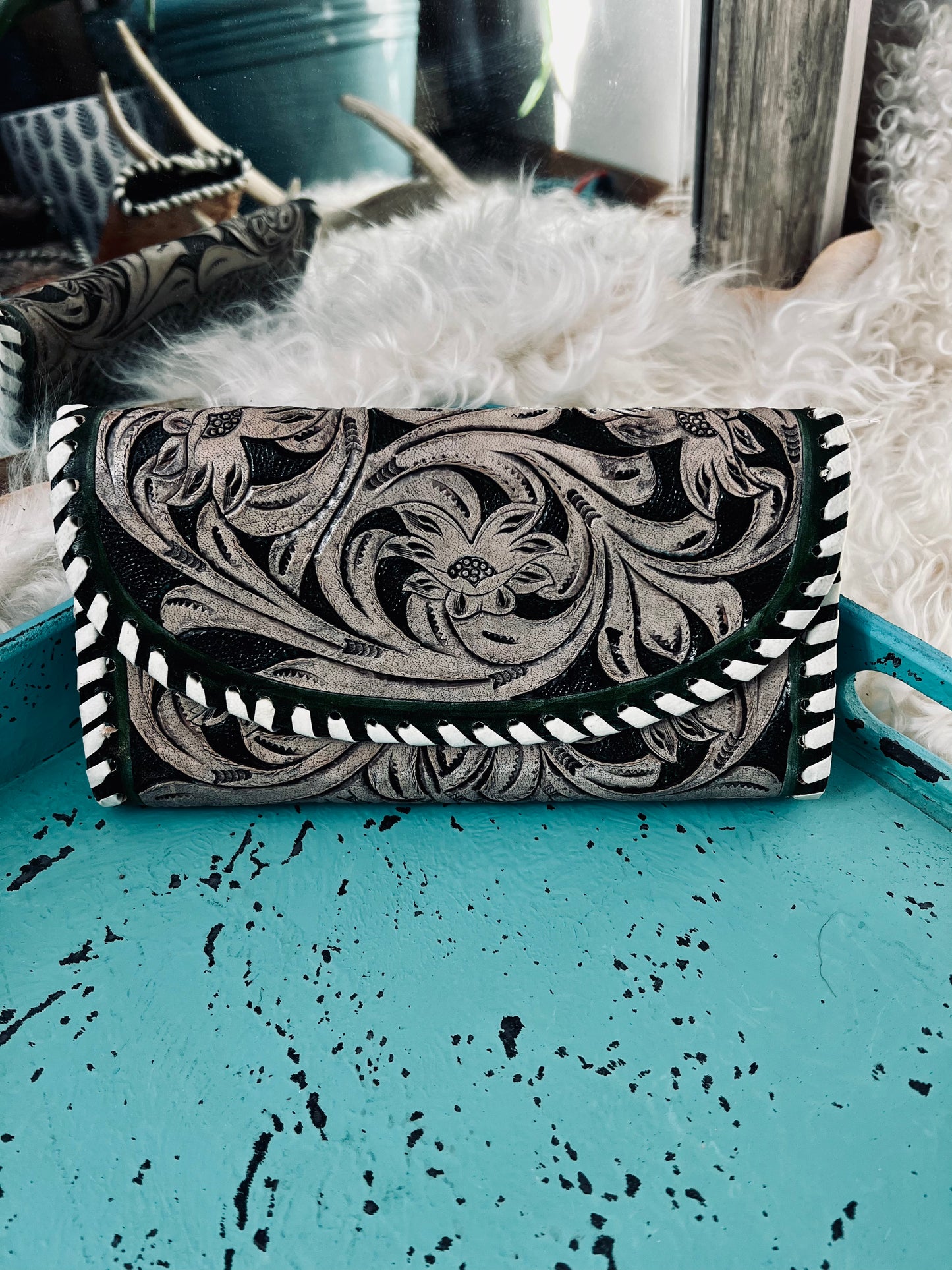 Tooled Leather Wallets