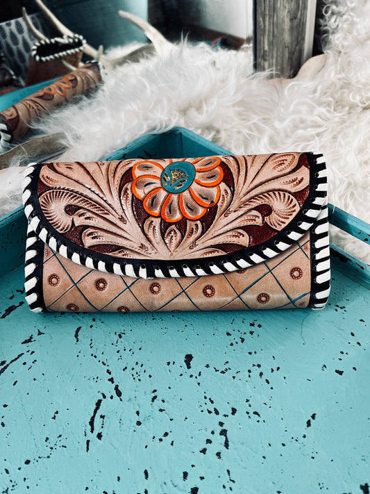 Tooled Leather Wallets